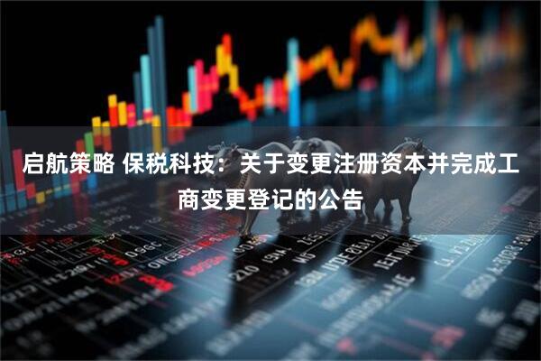 启航策略 保税科技：关于变更注册资本并完成工商变更登记的公告